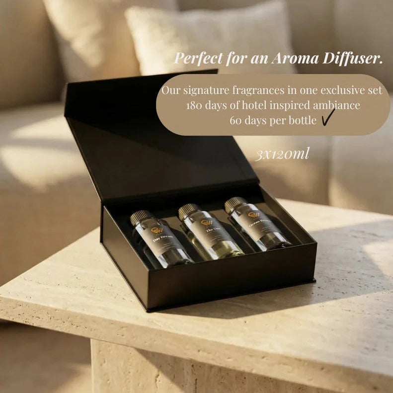 Pip & Wells-geschenkdoos met drie flesjes geurolie
