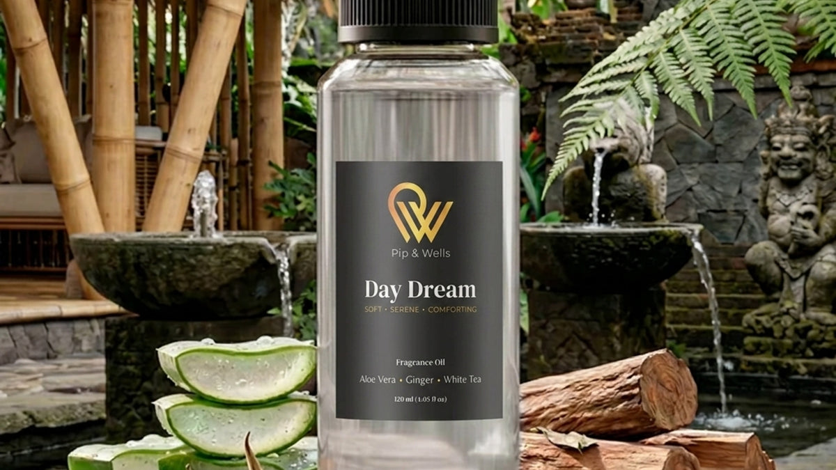 Day Dream geurolie in een frisse natuurlijke setting