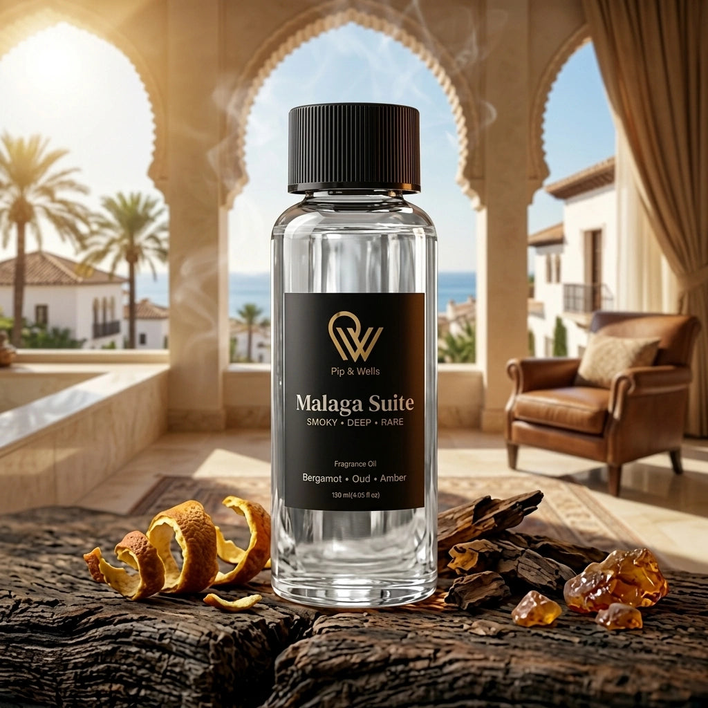 Pip & Wells Malaga Suite-geurolie met citrus, oudh en amber