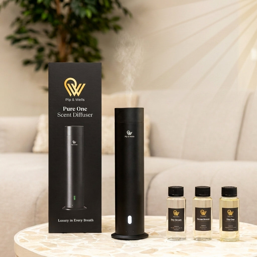 Pip & Wells Pure One-geurverspreider geschenkset met drie geuroliën